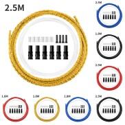 1.8m 2.5m ống luồn dây hợp kim nhôm xe đạp xương cá ống đi xe đạp bộ phận