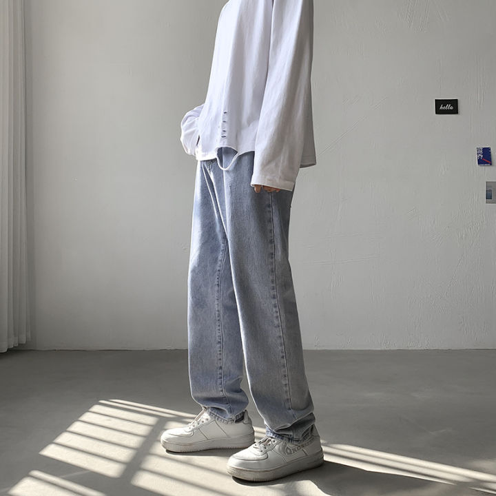 men-jeans-oversize-5xl-drawstring-full-length-solid-baggy-straight-korean-style-male-trousers-leisure-all-match-trendy-simple