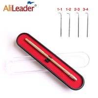 Alileader เข็มมืออาชีพสำหรับชุดทำลูกไม้ด้านหน้ามี4เข็มระบายอากาศขนาดแตกต่างกันและที่ใส่บรา1ชิ้น