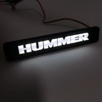 Grille สติกเกอร์สำหรับ HUMMER โลโก้ HUMMER Grill Light ด้านหน้าสุทธิ LED โคมไฟตกแต่งสำหรับ HUMMER H1 H2 H3 HX รถจัดแต่งทรงผม