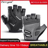 ☁☃ Summer Half-Finger MenS And WomenS Cycling Gloves Liquid Silicone Shock-Absorbing Breathable Sports Bicycle Fitness Gloves