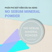 Phấn phủ bột kiềm dầu innisfree No Sebum Mineral Powder 5g