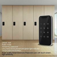 New Product Touch Screen Digital Smart Electronic Password Door Lock Security Anti-Theft Cabinet Lock Keypad Drawer Zinc Alloy Cabinet Door