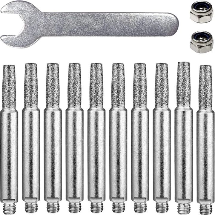 1set-chainsaw-sharpening-bits-high-hardness-chainsaw-grinding-stone-silver-for-8-22inch-chain-saw