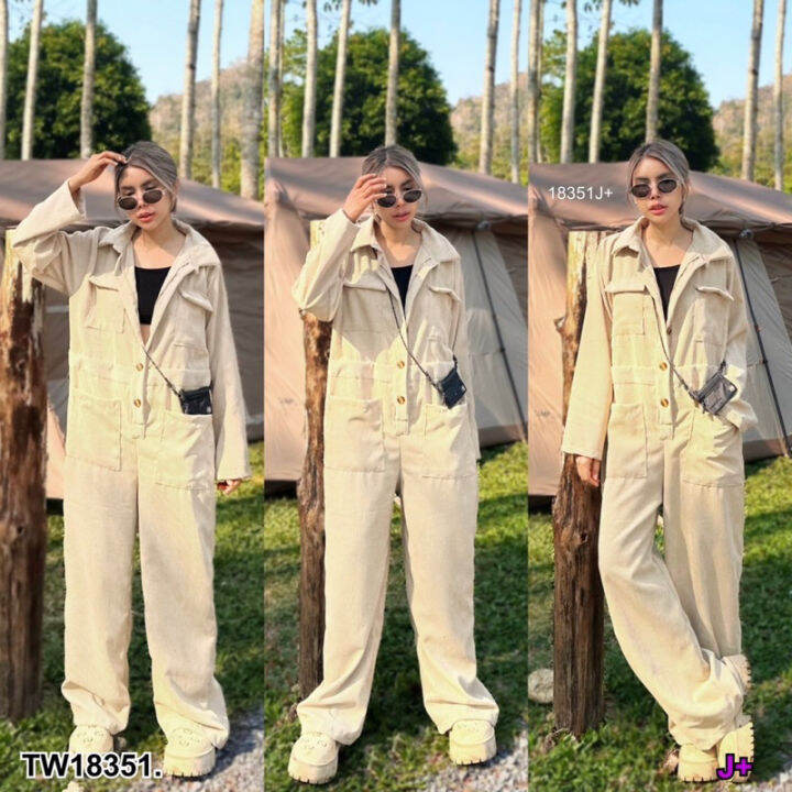 corrugated-jumpsuit-เชิ้ตชุดหมีลูกฟูกขายาว-ทรง-oversize-แต่งกระเป๋าช่วงอกและเอวแบบเท่ห์ๆ-ผ้าลูกฟูกเนื้อดี