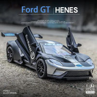1:32 Ford GT Le Mans V8 Race Car Alloy Car Model Diecasts &amp; Toy Vehicles Car Model with Light &amp; Sound Car Toys for Children