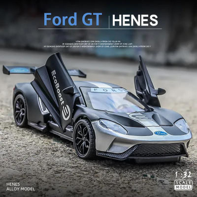 1:32 Ford GT V8 Race Car Alloy Car Model Diecasts &amp; Toy Vehicles Model With Light &amp; Sound Car Toys For Children