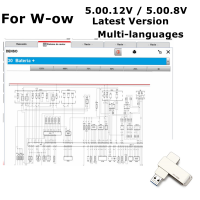 For Wow Diagnostic Software for WOW V5.0012 for Del-phis Software V 5.00.8 R2 Multilanguage D-S150E English French