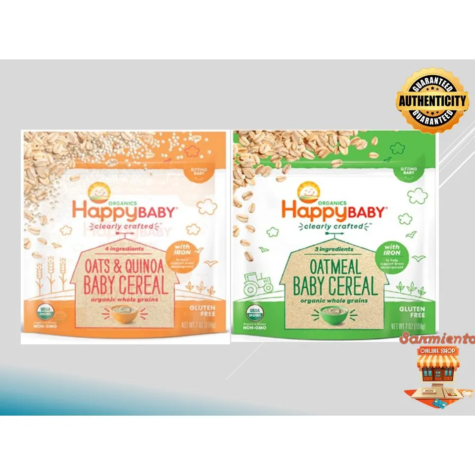 Happy baby organic clearly crafted cereal cheap whole grains oatmeal