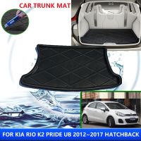 สำหรับ Kia Rio K2ความภาคภูมิใจ UB 2012 ~ 2017 2013 Hatchback แผ่นหุ้มกันรอยฝาหน้าฝาหลังกระโปรงรถดินสอเขียนขอบตากันน้ำรถยนต์ป้องกันการเปรอะเปื้อน