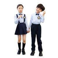 [COD] Childrens performance kindergarten group elementary and middle school students uniform class British style suspender suit