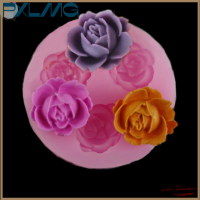 Follow Get More【PXLMG】 3D Rose Flower ซิลิโคน fondant Mold cake Decor ช็อกโกแลตน้ำตาล CRAFT baking Mold