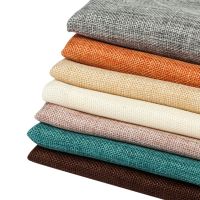 1PCS 50x50/100cm Linen fabric plain linen cloth linen handmade DIY fabric curtains background bag solid color fabric tablecloth