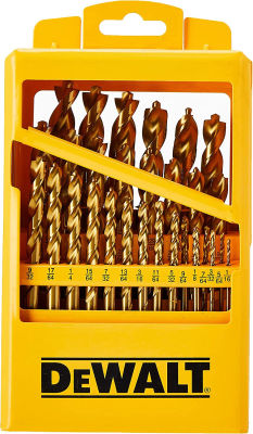 DEWALT Titanium Nitride Coated Drill Bit Set with Pilot Point, 29-Piece (DW1369)