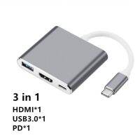 【☊HOT☊】 bukan2581584811414 Usb-C Usb 3.1 Type C ถึง4K Hdmi รองรับ Vga Rj45 Gigabit ยูเอสบีอีเธอร์เน็ตพอร์ต3.0 Pd ชาร์จสำหรับ Macbook Pro/air/huawei Mate