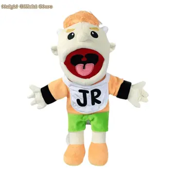 New Jeff Hand Puppet Quirky Boy Plush Toy Puppet Jeffy Cute Finger Puppet  Doll