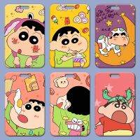 การ์ตูนอะนิเมะ Crayon Shin-chan DIY นักเรียนโรงเรียนบัตรประจำตัวประชาชนมหาวิทยาลัยปกแข็งพนักงานบัตรประจำตัวผู้ถือบัตรประจำตัวทำงานปก ABS