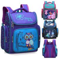 2021 Children School Backpack For Boys Animal Owl Knapsack Girls Butterfly Backpacks Kids Satchel Space School Bags Grade 1-6