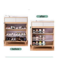 Shoe Organization System Shoe Box Organizer Shoe Storage Cabinet Double Shelf Shoe Organizer Space-saving Shoe Hanger