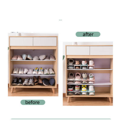 Shoe Organization System Shoe Box Organizer Shoe Storage Cabinet Double Shelf Shoe Organizer Space-saving Shoe Hanger