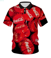 2023 2023 new design- Coca-Cola polo~Coca-Cola high quality fully sublimated polo shirt009 New polo shirt