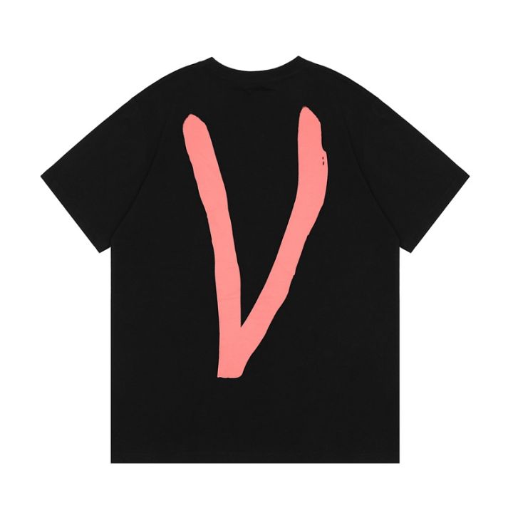 เสื้อตราหานคู่-เสื้อ-vlone-เสื้อเชิ้ต-tshirt-สําหรับผู้ชายวันวาเลนไทน์วันจํากัดความรักพิมพ์วินเทจ