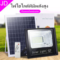 JD Solar lights ไฟ led ส่งฟรี ไฟโซล่าเซล โซล่าเซลล์ led แผงโซล่าเซลล์200w 300W 150W 65W 45W 25W 20W ไฟสปอตไลท์ กันน้ำ ไฟ Solar Cell ใช้พลังงานแสงอาทิตย์ โซลาเซลล์ แผงโซล ไฟสนามโซล่าเซล สปอตไลท์โซล่า โคมไฟโซล่าเซล