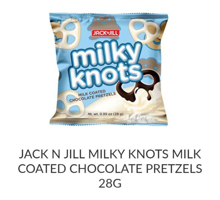 Jack n Jill Milky Knots Milk Coated Chocolate Pretzels 28g Lazada PH