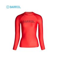 BARREL WOMEN LS EVE RASHGUARD - RED ชุดว่ายน้ำ ชุดว่ายน้ำแขนยาว ชุดว่ายน้ำผู้หญิง