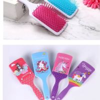 【BEIBEI】 Cute Unicorn Hairbrush Airbag Massage Comb Scalp Hair Paddle Anti-static Brush