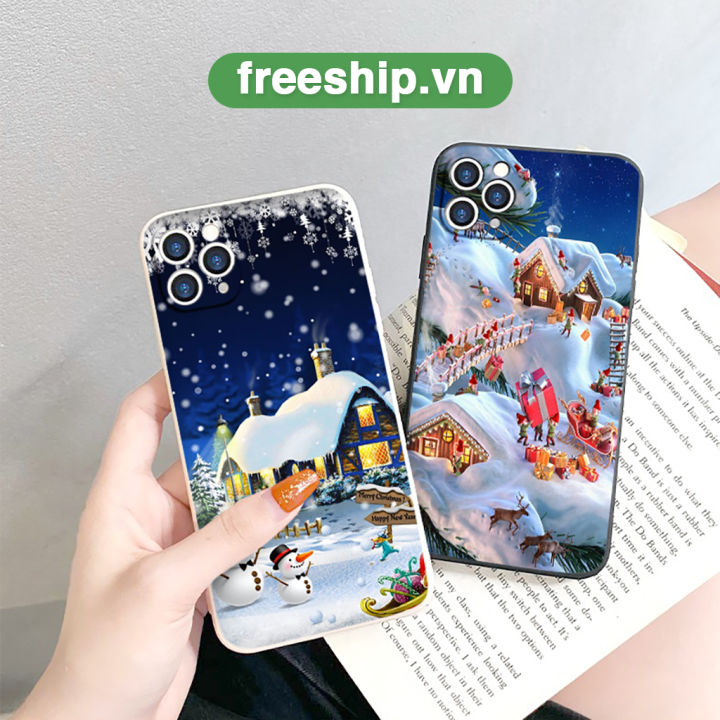 Ốp lưng iphone cạnh vuông bông tuyết Merry Christmas giáng sinh  6/6plus/6s/6splus/7/7plus/8/8plus/x/xr/xs/11/12/pro e109 | Shopee Việt Nam