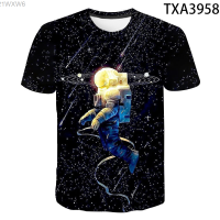 Summer 2020 New Summer New 3D T Shirts Astronaut Casual Streetwear Boy Girl Kids Fashion Men Women Children Printed T-shirt Tops Tee fashion versatile t-shirt