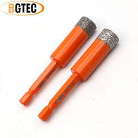 BGTEC 2Pcs 14Mm Hex Shank Quick-Fit เจาะ Bits สูญญากาศ zed Diamond เจาะ Bits สำหรับ Ceramie กระเบื้องหินแกรนิตแห้ง Hole Saw