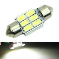 【สหรัฐอเมริกา Stock 】31Mm Festoon ไฟสูง5630ชิป6-LED SMD 6000K แผนที่/โดมไฟ LED สีขาว12V