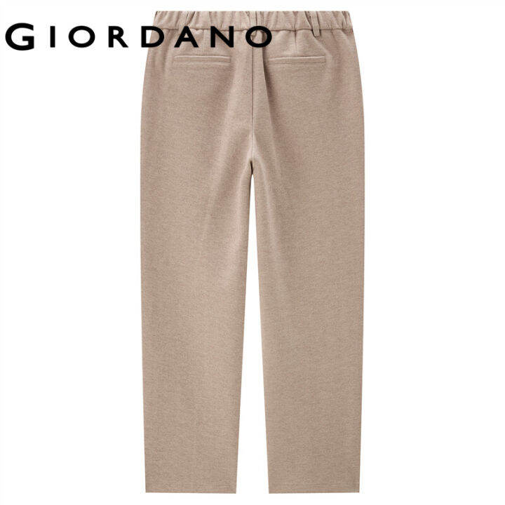 giordano-กางเกงขายาวผู้หญิง-กางเกงแฟชั่นผญ-ลุคทำงาน-free-shipping-18422002