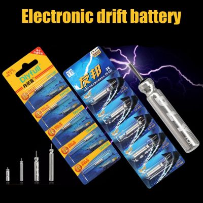 ✓♠ 10pcs/lot CR322 CR425 Battery Fishing Floats Electric 3 Votage Lithium Battery Charger Set Buoy Tools Fresh Water Bobber Tackle