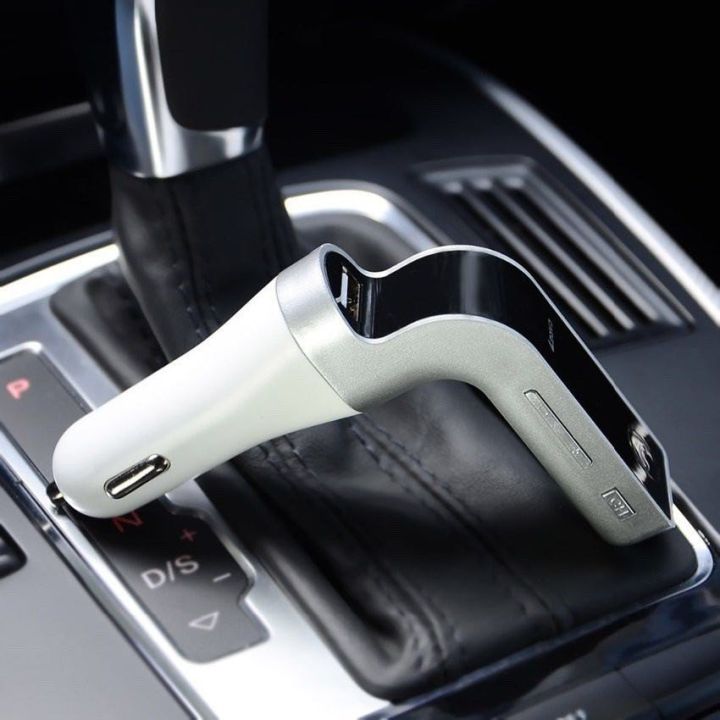 ส่งฟรี-พร้อมส่ง-อุปกรณ์รับสัญญาณบลูทูธในรถยนต์-ขาร์จรถยนต์-mp3-bluetooth-fm-บูลทูธเครื่องเสียงรถยนต์-car-g7-bluetooth-fm-car