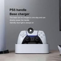 สำหรับ Ps5 Handle Usb Type-C Dock Controller Dual Fast Charger แท่นชาร์จ Cradle Dock Station จอยสติ๊ก Charger สถานีชาร์จ