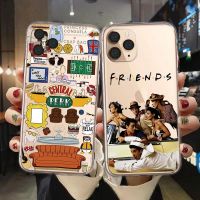 ▪❈ Friends TV Show Door Phone Cover For IPhone 11 12 13 Pro Max X XR XS Max 6 6S 7 8 Plus 13 Mini SE20 Clear Soft Silicone TPU Case