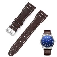 suitable for IWC Genuine leather watch with mens watch original Portofino Portuguese watch chain chronograph seven-day chain pilot