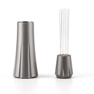 Coffee Stirrer WDT Tool Coffee Blender WDT Tool Espresso Accessories Tools, Aluminum Alloy Coffee Stirring Distribution Tool Black