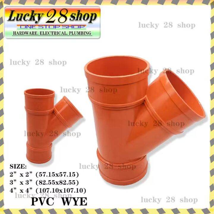 Orange Fitting Wye Pvc Pipe Sanitary Lazada Ph