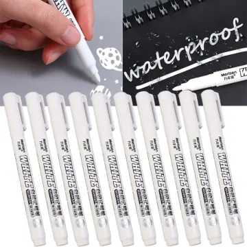 White Marker Pen Alcohol Paint Oily Waterproof Tire Painting