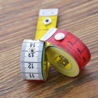 【YF】✶₪▬  150cm Soft Tape Measure Tailors with Fasteners Measuring Ruler Needlework Sewing