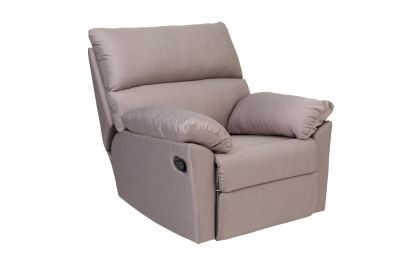 modernform เก้าอี้พักผ่อนปรับเอนนอน รุ่น COMFY 1ที่นั่ง หุ้มผ้าEasy clean สีน้ำตาล#UFL2281
