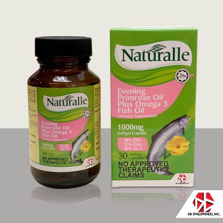 Naturalle Evening Primrose Oil + Omega3 Fish Oil x 30's Lazada PH