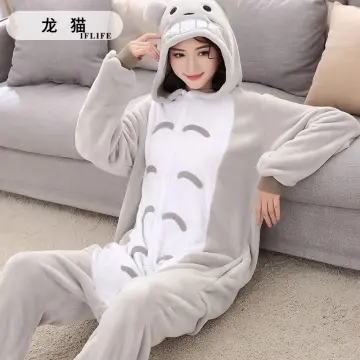 Totoro Pikachu Adult Kids Pyjamas Kigurumi Animal Cosplay Costume Onesie  Pajamas Sleepwear Jumpsuit