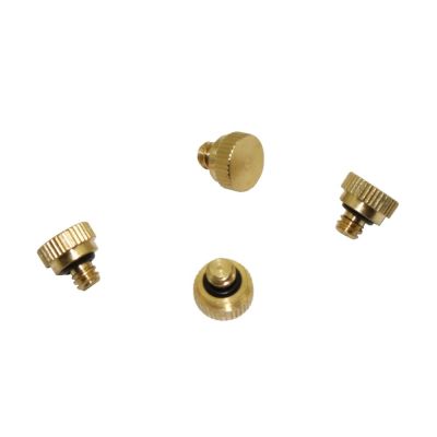 ；【‘； Brass Blind Plug For Repair Pipe Fitting Accessories 10/24 Male Thread Plug Industrial Cooling Dust Removal System Plug 10 Pcs