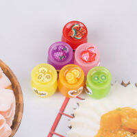 Xiale 6ชิ้น/เซ็ต1:12 dollhouse Miniature Food Fruit Jam bottle สามารถเล่นของเล่นห้องครัว