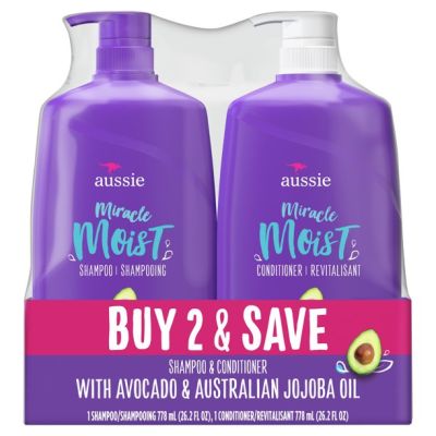 ชุดแชมพูและครีมนวดผม Aussie Miracle Moist 26.2 Fl Oz ราคา 1190 - บาท